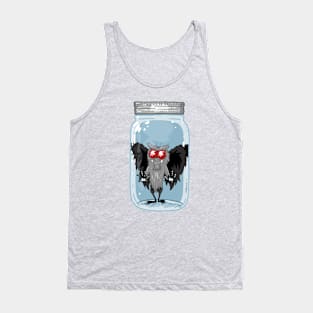 Mason Jar Mothman by Ronkytonk Tank Top